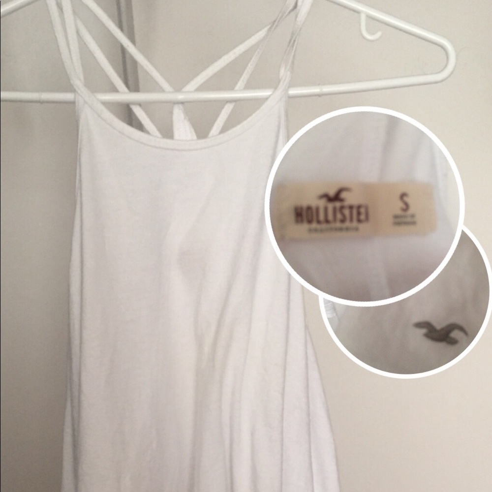 hollister racerback strappy top